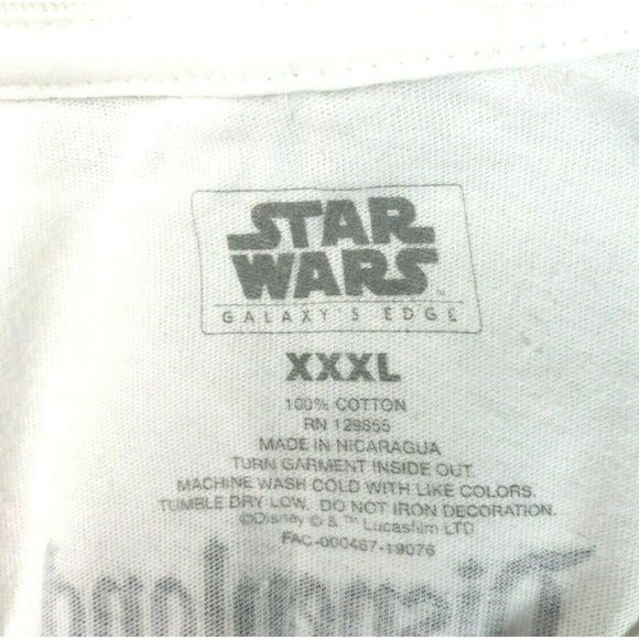 Disneyland Annual Passholder Star Wars Galaxys Edge Black Spire T-Shirt 3XL 2019 - Picture 9 of 10
